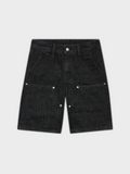 Short en Jean Bootleg - Noir
