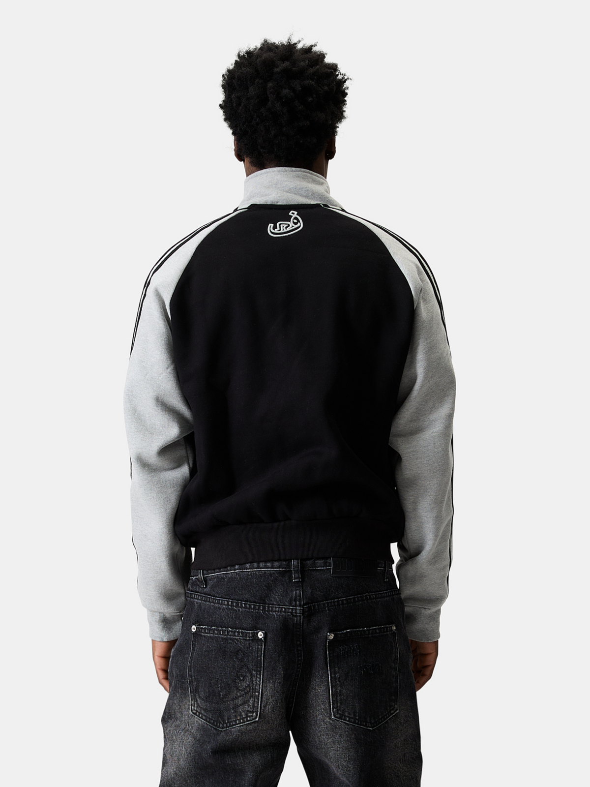 Pull Col Zippé - Noir