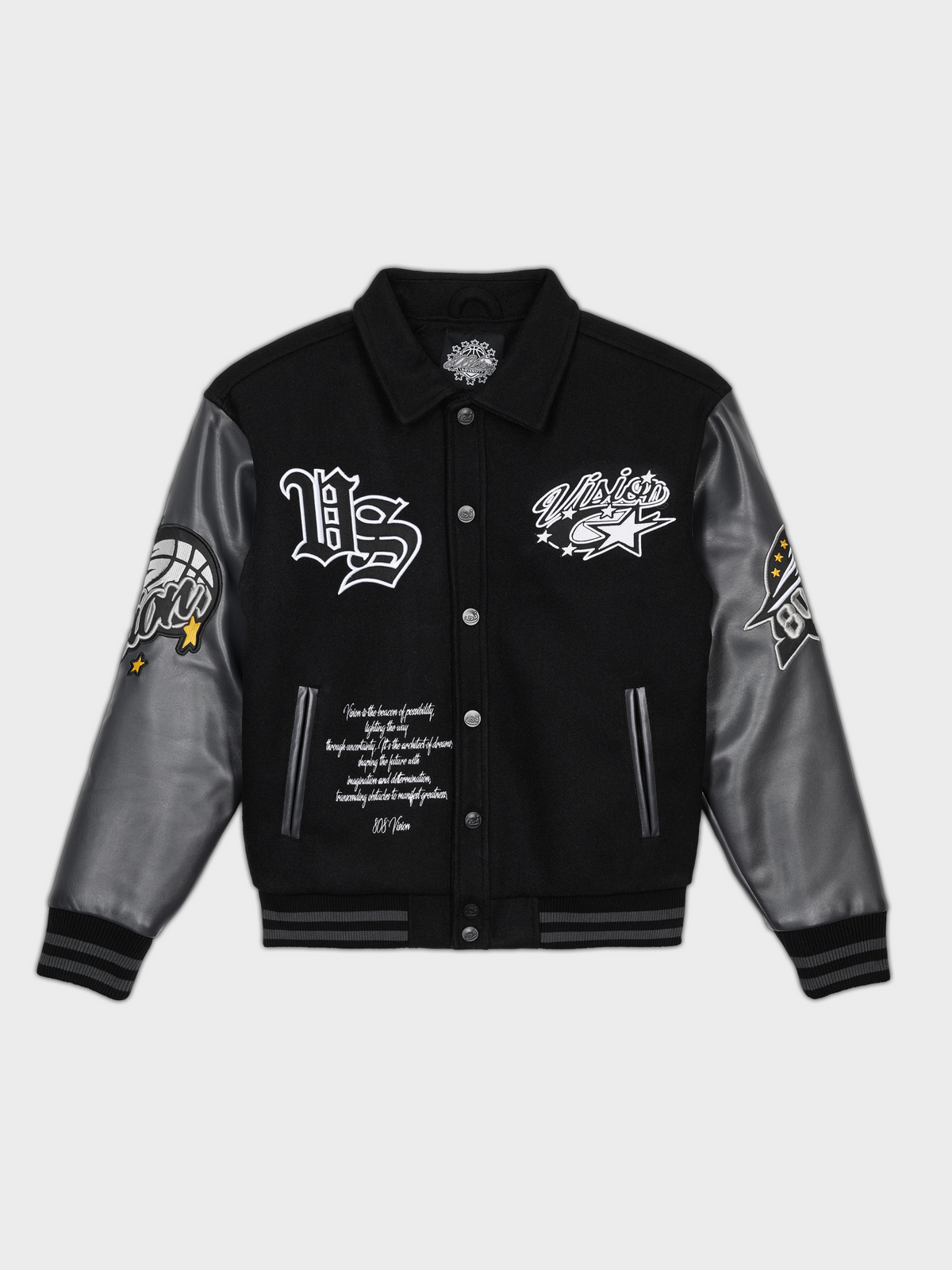Veste University 808 - Noir