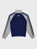 Pull Col Zippé - Bleu