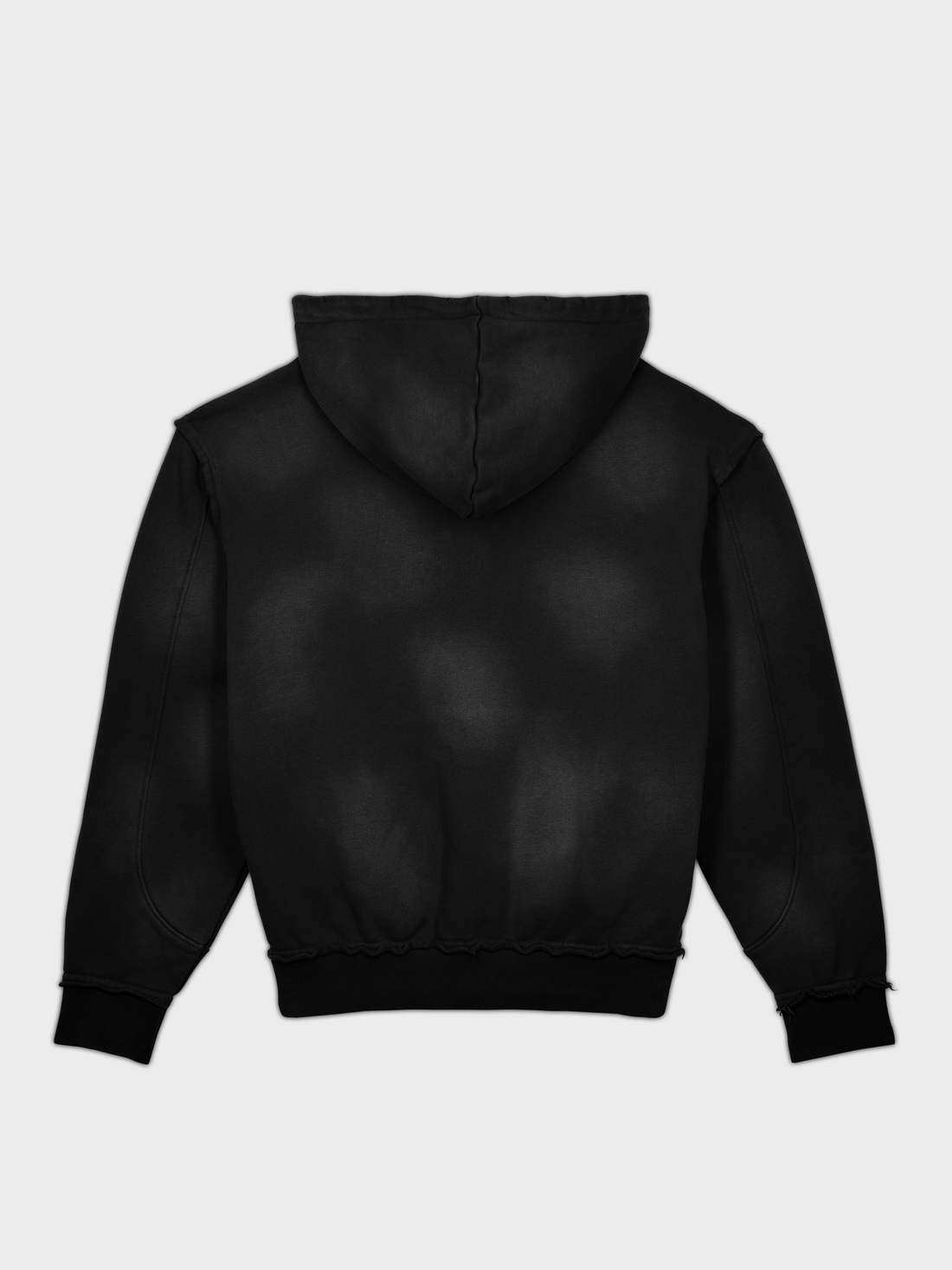 Hoodie Délavé - Noir
