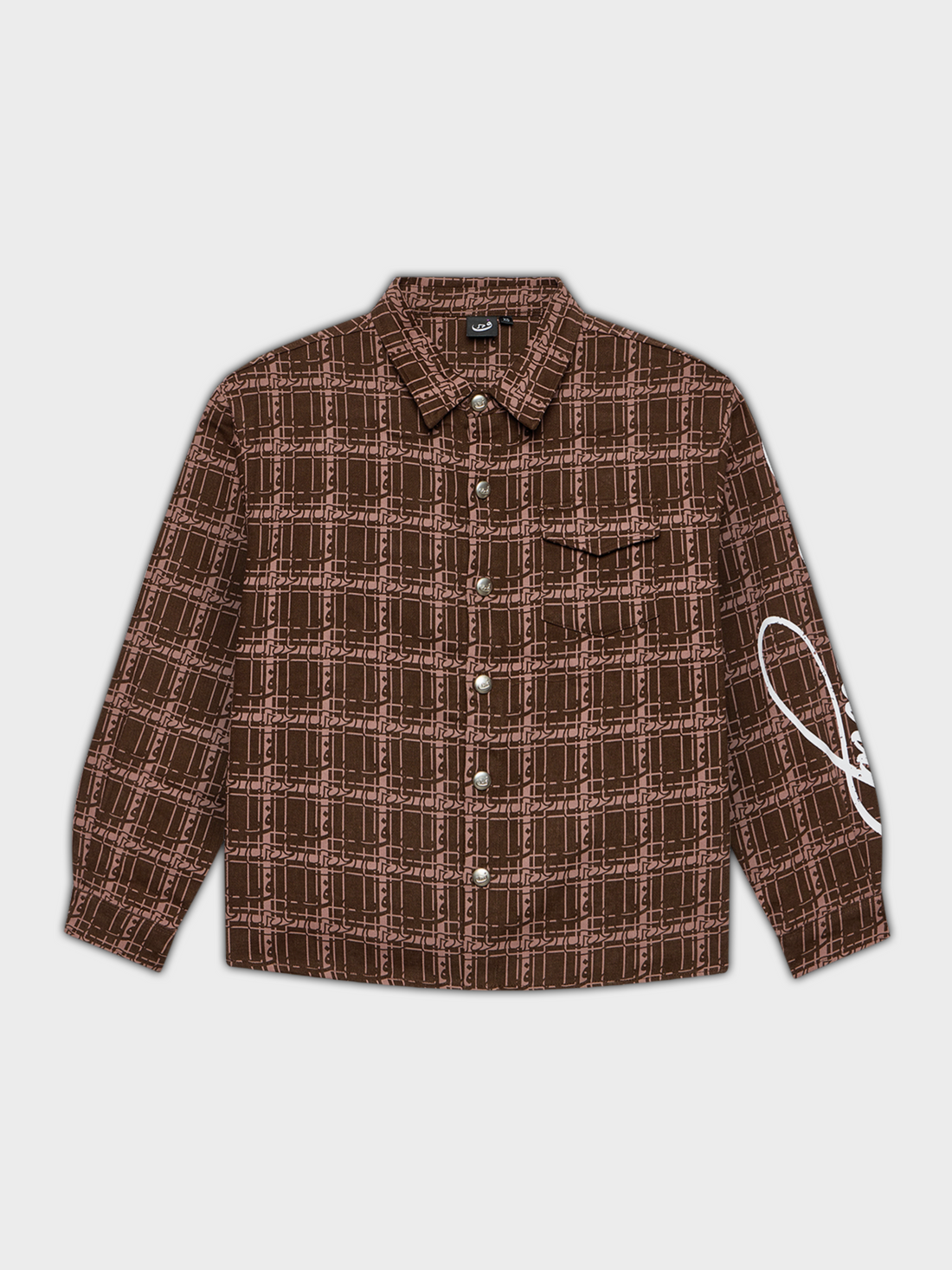 Chemise à Motifs - Marron