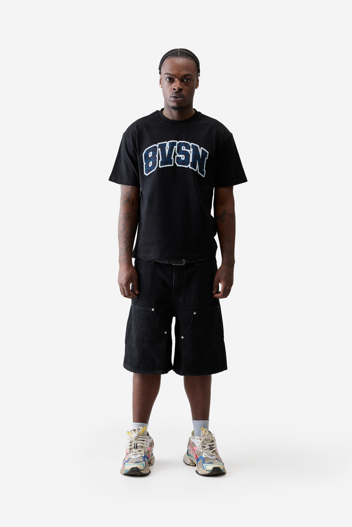Short en Jean Bootleg - Noir