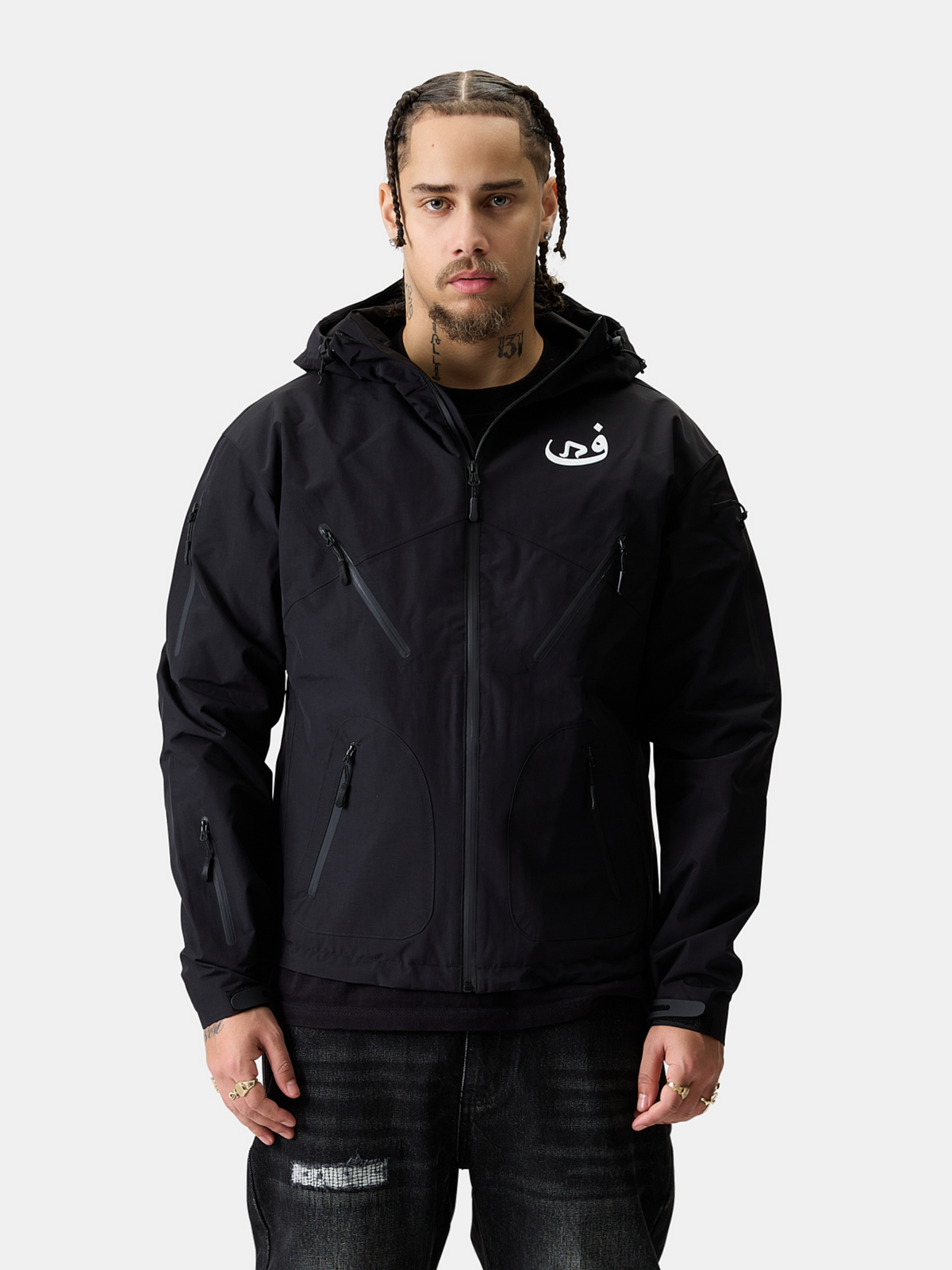 Veste de Pluie Monogram - Noir