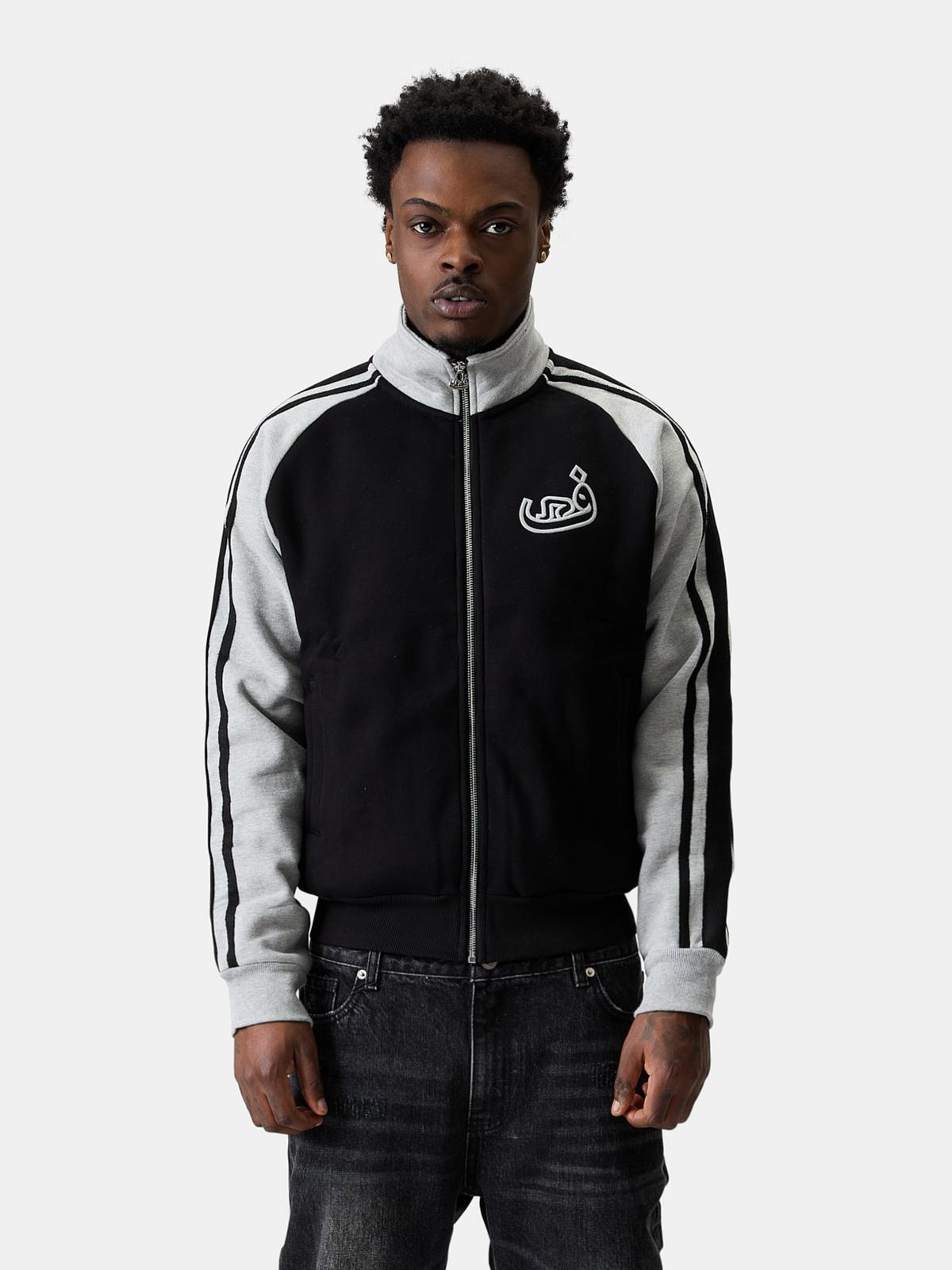 Pull Col Zippé - Noir