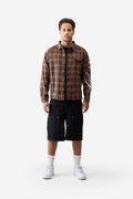 Chemise à Motifs - Marron