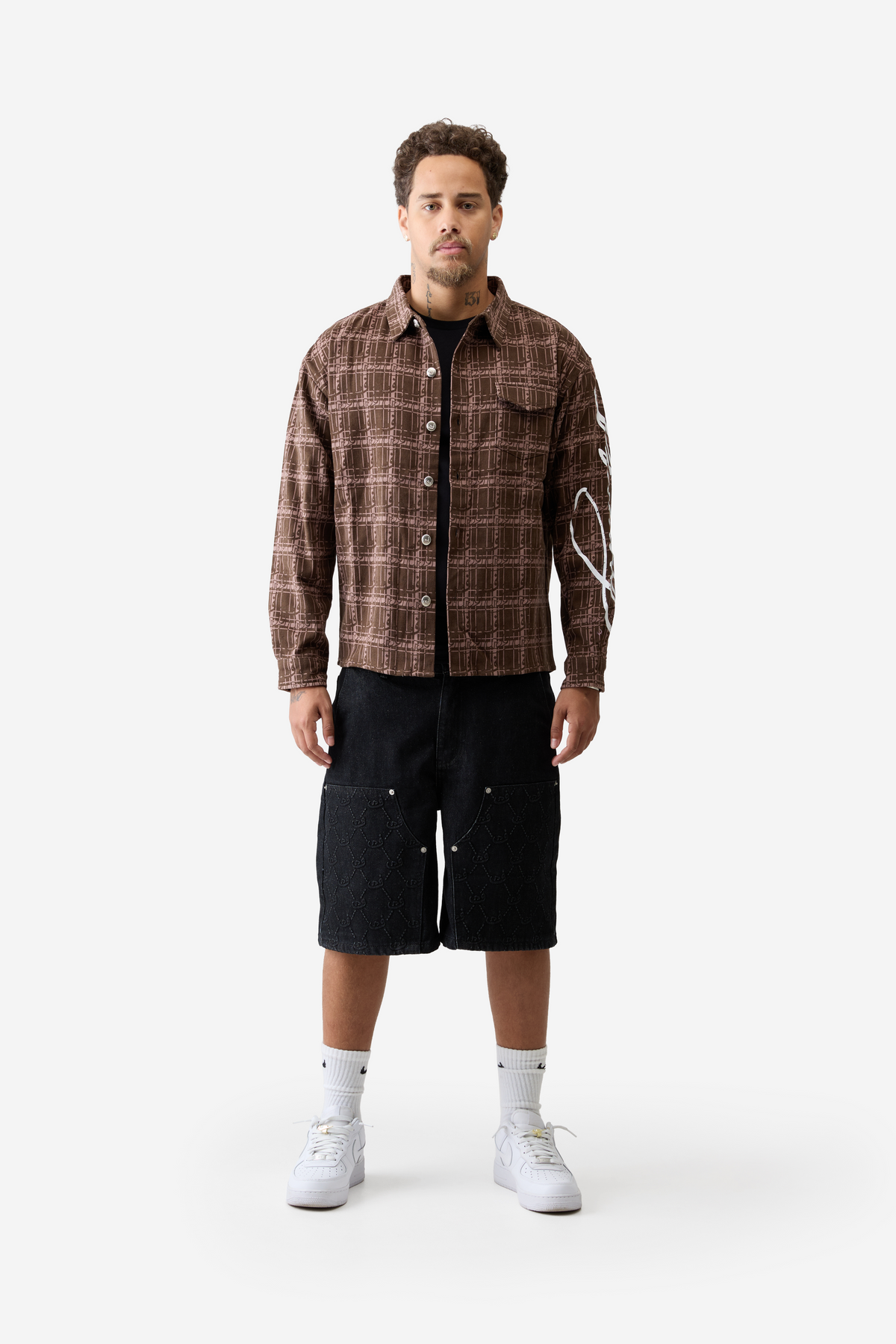 Chemise à Motifs - Marron