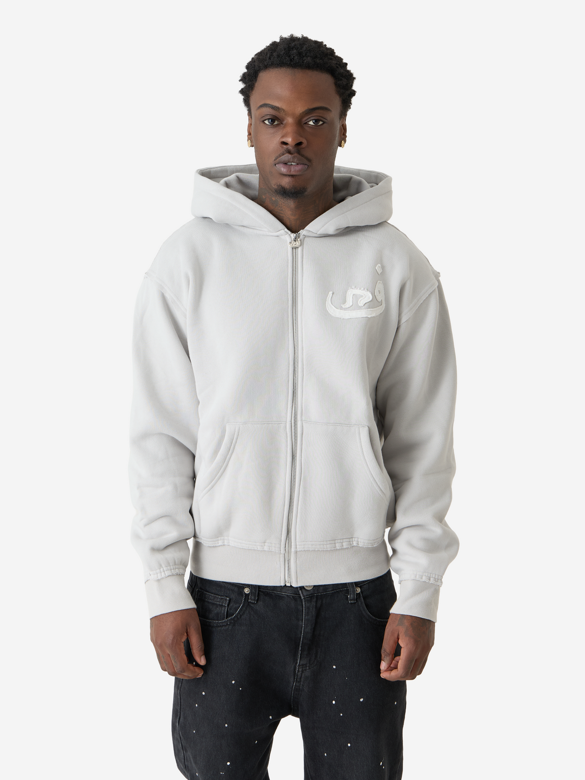 Zip Hoodie 808 - Gris