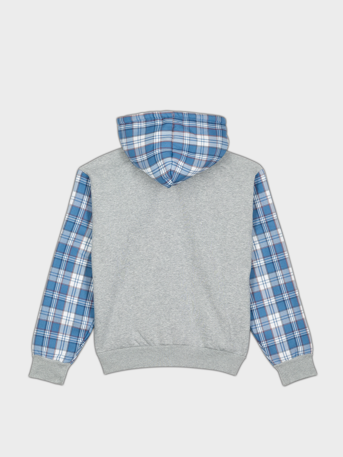 Zip Hoodie ARABIC à Carreaux - Bleu