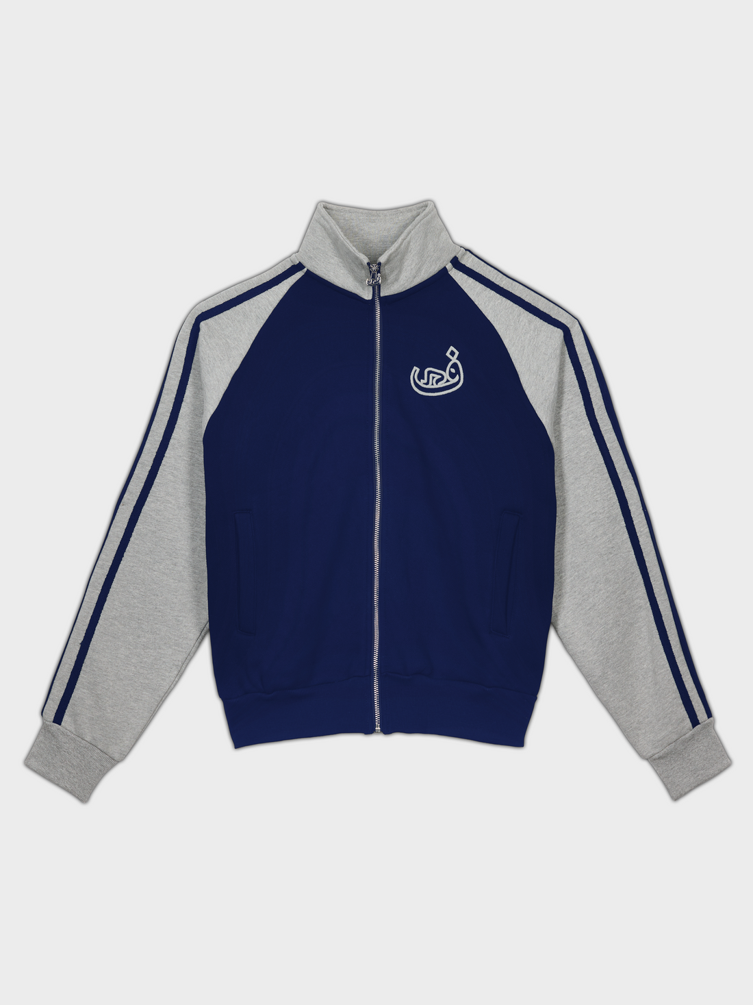 Pull Col Zippé - Bleu