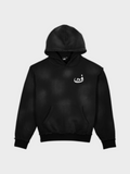 Hoodie Délavé - Noir
