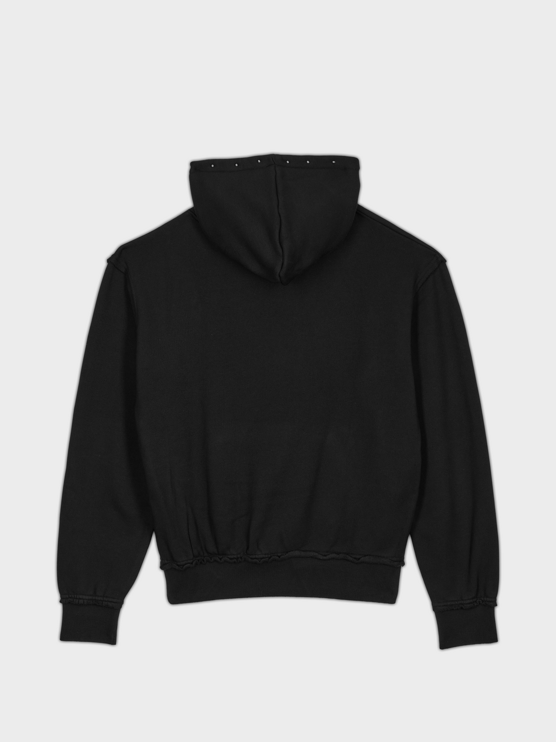 Hoodie Boutonné - Noir